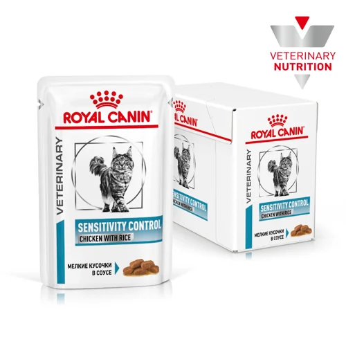 Royal Canin Sensitivity Control влажный корм для взрослых кошек с пищевой аллергией или непереносимостью