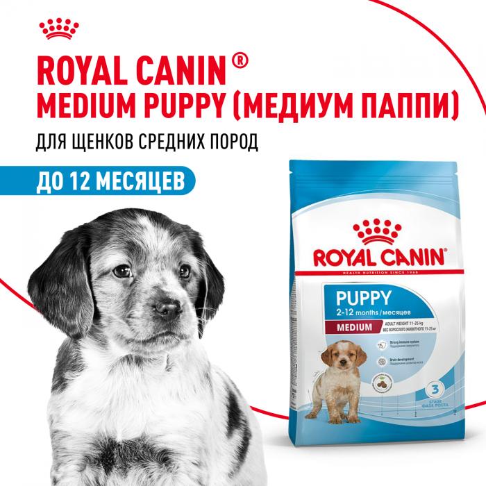 Royal Canin Medium Puppy сухой корм для щенков средних пород