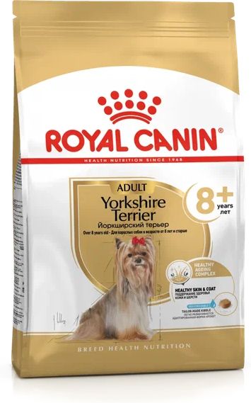 Royal Canin корм для собак породы Йоркширский Терьер в возрасте 8 лет и старше