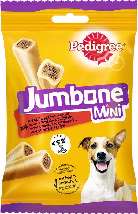Pedigree Jumbone mini лакомство для собак с говядиной и курицей