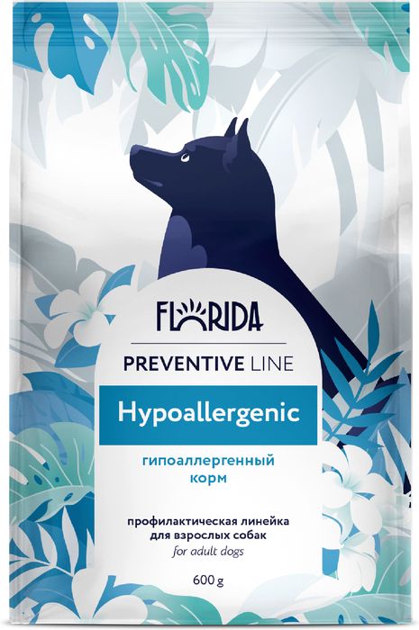 Florida Hypoallergenic корм для собак, гипоаллергенный