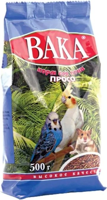 Вака ВК корм для птиц, просо