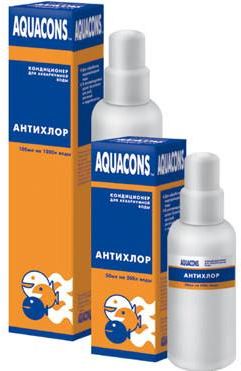 Зоомир Aquacons Кондиционер для аквариумной воды Антихлор 50мл