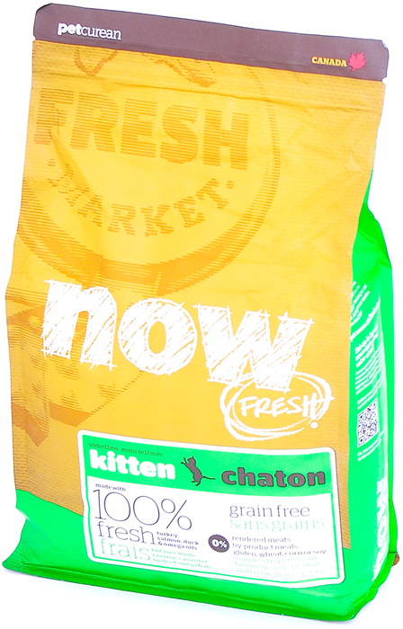 NOW Fresh сухой корм для котят всех пород, беззерновой, индейка, утка и овощи
