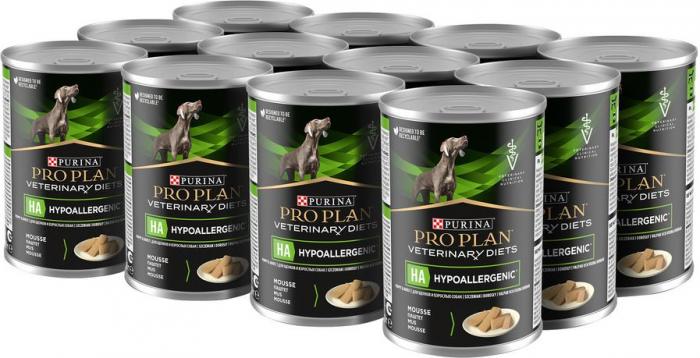 Влажный корм для собак диетический Pro Plan® Veterinary Diets HA Hypoallergenic при пищевой непереносимости, паштет, Банка