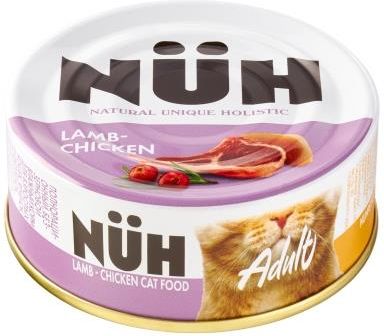 NUH влажный корм для кошек, беззерновой, ягненок и цыпленок