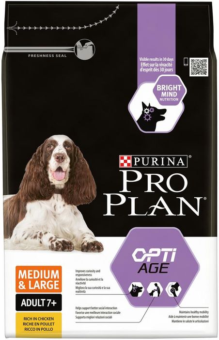 Pro Plan Adult 7+ Medium & Large корм для собак средних и крупных пород старше 7 лет