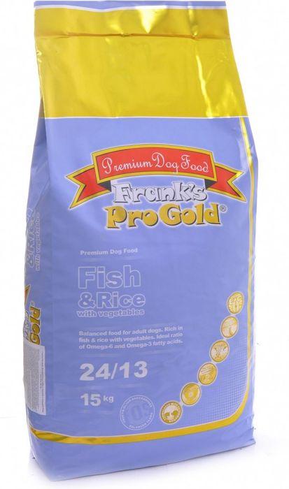 Frank\'s ProGold корм для собак, рыба и рис с овощами