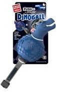 GiGwi Dinoball игрушка динобол Т-рекс с отключаемой пищалкой для собак, синий