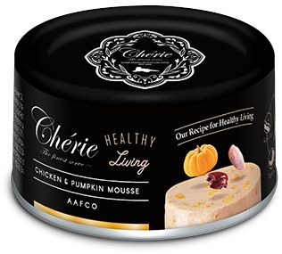 Pettric Cherie влажный корм для кошек, мусс из курицы с тыквой
