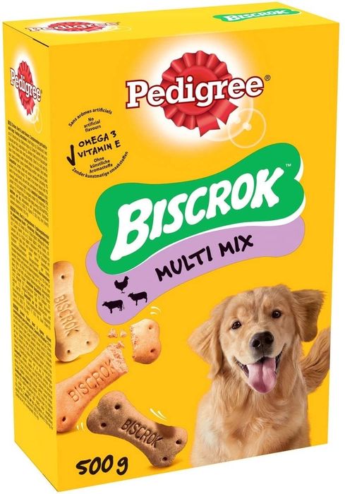 Pedigree Biscrok лакомство для собак ассорти бисквитных косточек