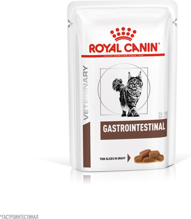 Royal Canin Gastrointestinal влажный корм для кошек, при нарушениях пищеварения, в соусе