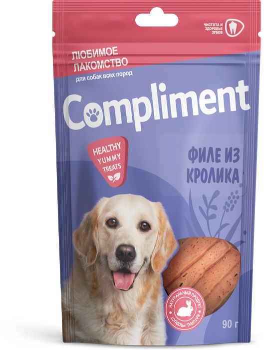 Compliment лакомство для собак, филе из кролика