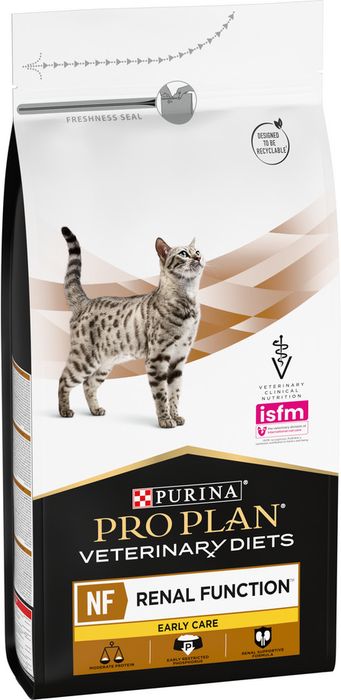 Сухой корм для кошек диетический Pro Plan® Veterinary Diets NF Renal Function Early care (Начальная стадия) при начальной стадии хронической почечной недостаточности, Пакет