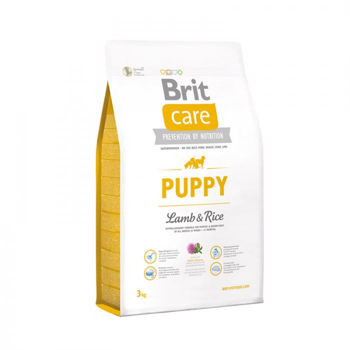 Brit Care Puppy сухой корм для щенков всех пород с ягненком и рисом