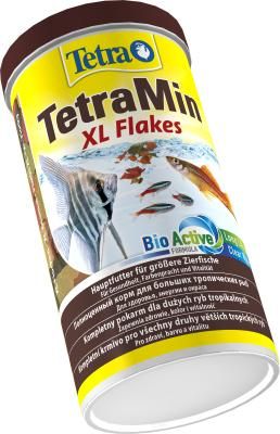 TetraMin XL Flakes основной корм для тропических рыб, крупные хлопья