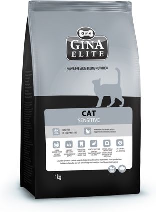 Gina Elite корм для кошек, с чувствительным пищеварением, с индейкой