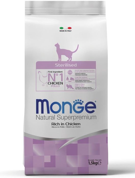 Monge Cat Sterilized сухой корм для стерилизованных кошек
