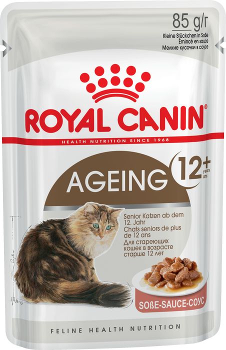 Royal Canin Ageing+12 влажный корм для кошек старше 12 лет в соусе