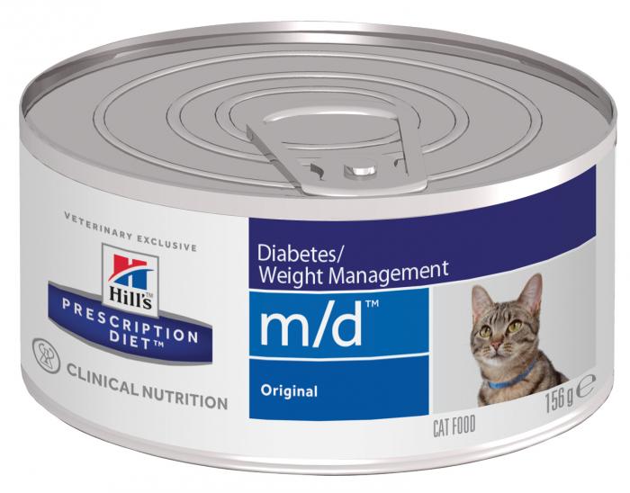 Hills Prescription Diet M/D консервы для кошек с избыточным весом или сахарным диабетом