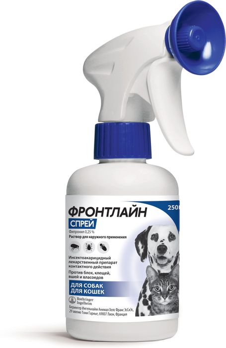 Boehringer Ingelheim Фронтлайн спрей для кошек и собак, против эктопаразитов