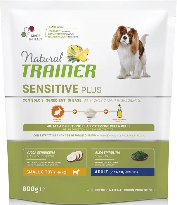 Trainer Natural корм для взрослых собак мелких пород, гипоаллергенный, c кроликом