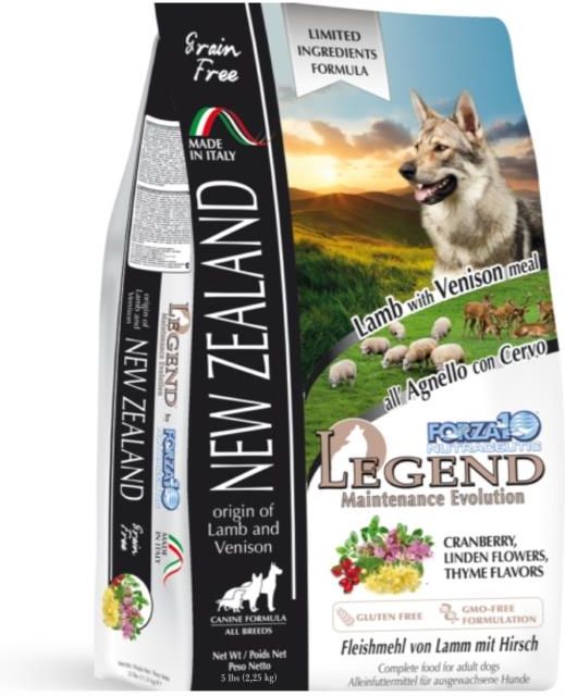 Forza 10 Forza10 Legend New Zeland корм для собак, с ягненком, олениной и картофелем