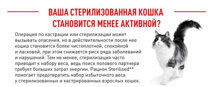 Royal Canin Sterilised 37 сухой корм для стерилизованных кошек и котов