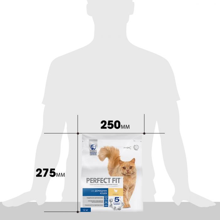Perfect Fit корм для взрослых кошек всех пород, в домашних условиях, с курицей