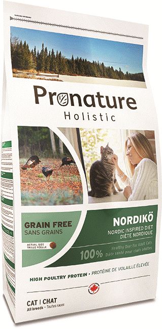 Pronature Холистик корм для взрослых кошек Нордико