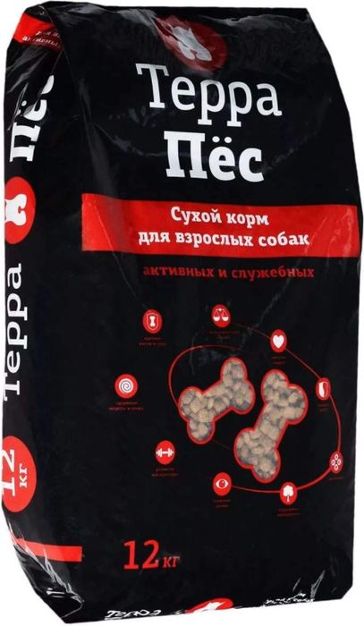 ТерраПес Терра Пёс корм для собак Активных и служебных