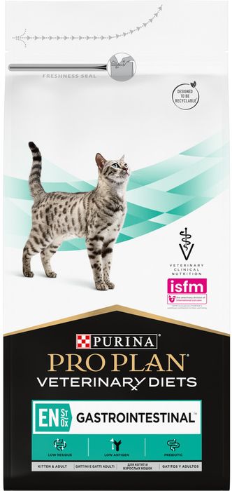 Сухой корм для котят и взрослых кошек диетический Pro Plan® Veterinary Diets EN ST/OX Gastrointestinal при расстройствах пищеварения, Пакет