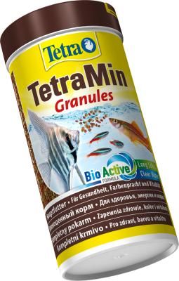 TetraMin Granules основной корм для декоративных рыб, гранулы
