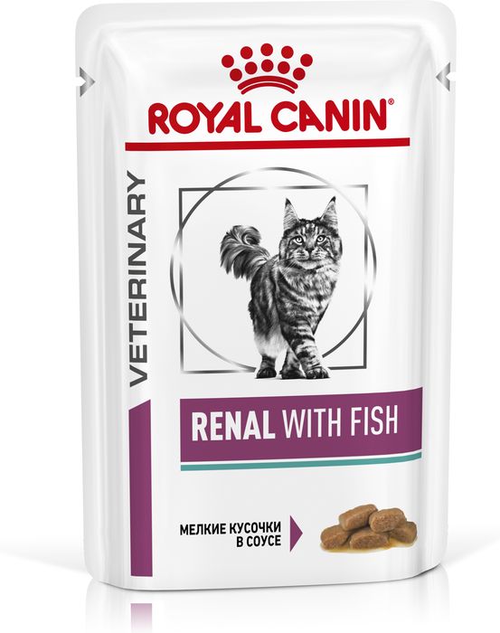 Royal Canin Renal лечебный влажный корм для кошек при хронической почечной недостаточности с тунцом