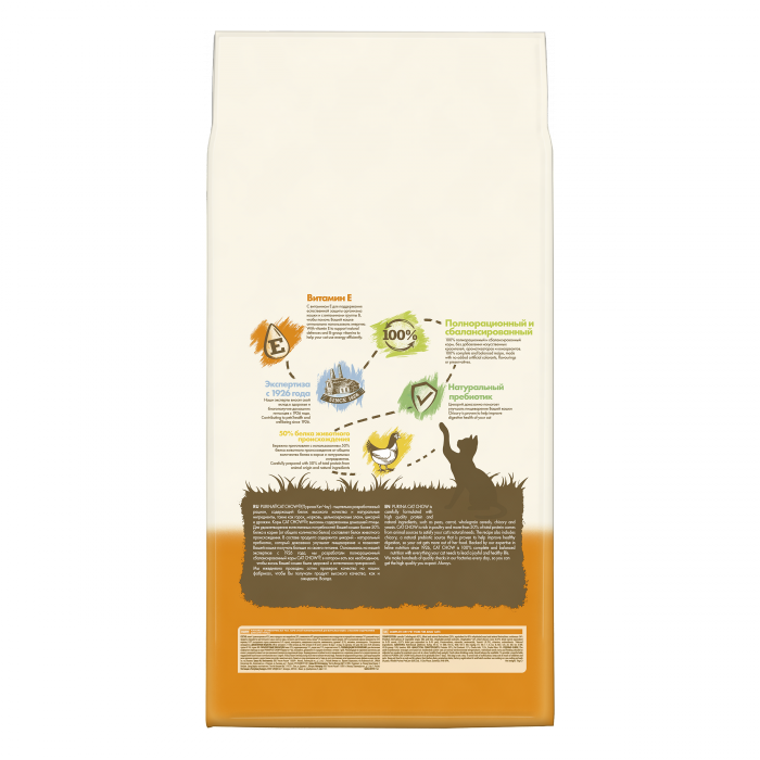Cat Chow сухой корм для взрослых кошек всех пород, с мясом домашней птицы