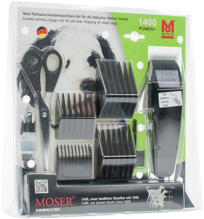Moser 1400 Power+ машинка сетевая для стрижки животных