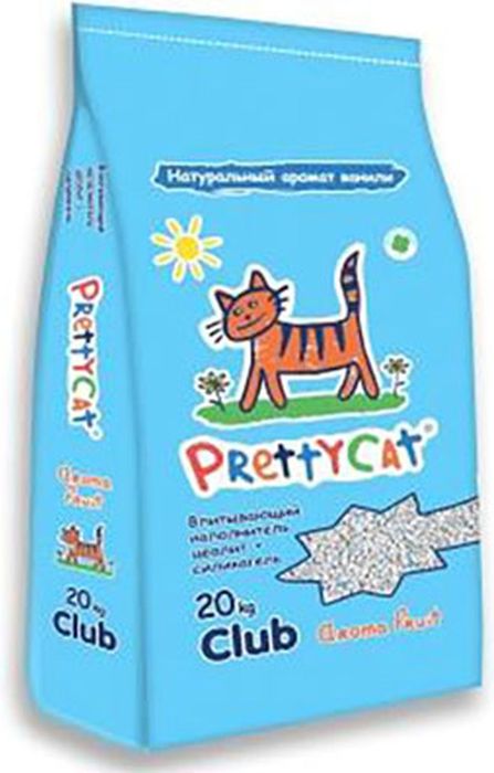 PrettyCat Aroma Fruit силикагелевый впитывающий наполнитель, цеолит + силикагель