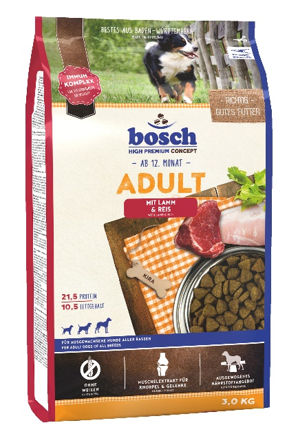 Bosch Adult сухой корм для собак с ягненком и рисом