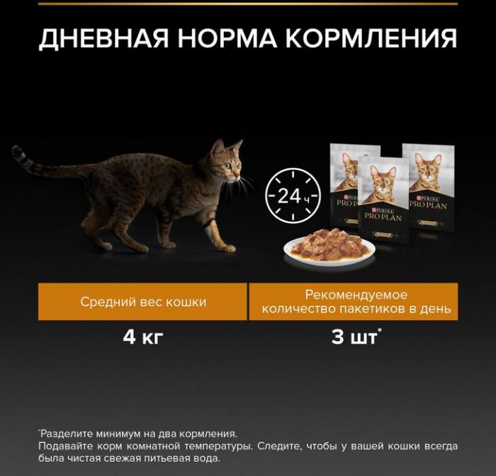 Влажный корм Pro Plan® Derma Care для взрослых кошек для здоровья кожи и красоты шерсти, с треской в соусе