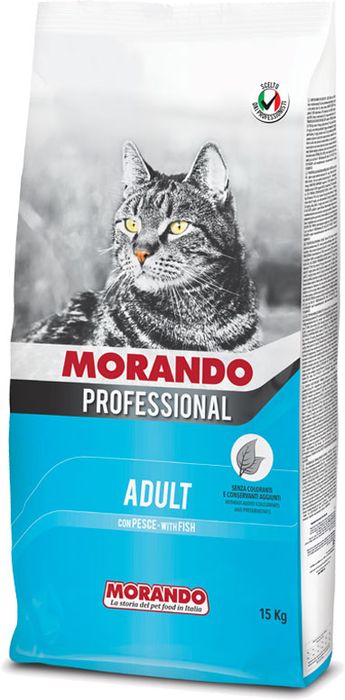 Morando Professional Gatto корм для кошек, с рыбой