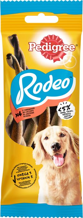 Pedigree Rodeo лакомство для собак с говядиной