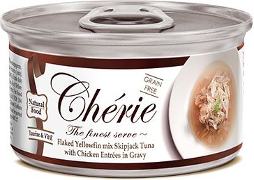 Pettric Cherie влажный корм для кошек, тунец с курицей в подливе