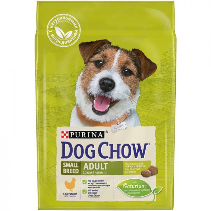 Dog Chow Adult сухой корм для собак мелких пород с курицей