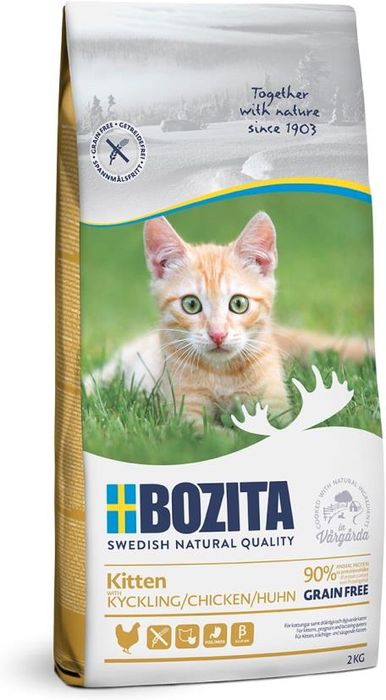 Bozita корм для котят всех пород, беззерновой, курица