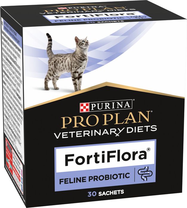 Пищевая добавка для взрослых кошек и котят Pro Plan® Veterinary Diets FortiFlora для поддержания баланса микрофлоры