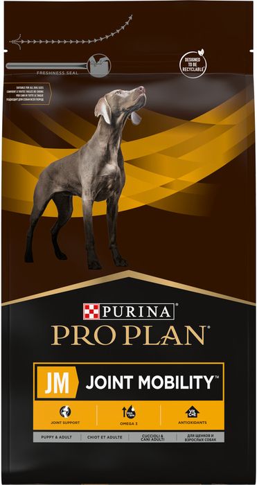 Сухой корм Pro Plan® Veterinary Diets для щенков, взрослых и пожилых собак для поддержки работы суставов
