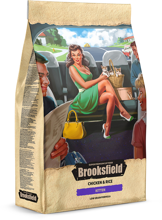 Brooksfield сухой корм для котят всех пород с курицей и рисом