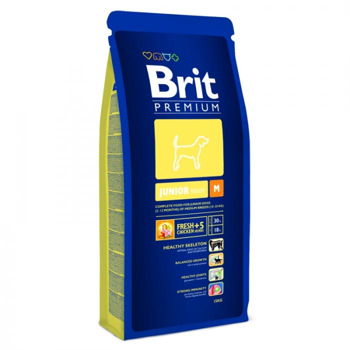 Brit Premium Junior M сухой корм для щенков средних пород