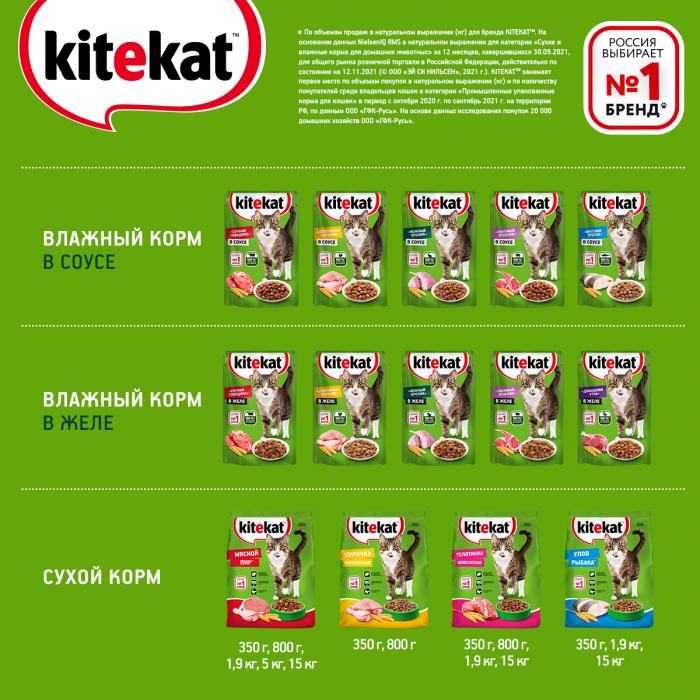 Kitekat Улов рыбака сухой корм для кошек