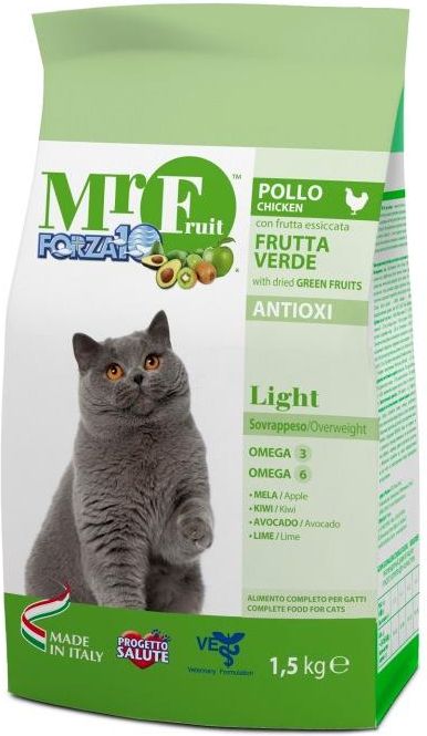 Forza 10 Mr. Fruit Light корм для взрослых кошек, с избыточным весом, с курицей